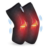 COMFIER Heated Knee Massager with Heating Pad for Knee Pain Relief,Gifts for Men Women Dad Mom,Knee Warmers Wrap, FSA or HSA Eligible,Heated Knee Pad for Men Women Seniors