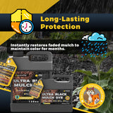 32 oz Black Mulch Dye Concentrate, Liquid Mulch Dye for Landscaping