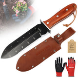 EZUVITA Hori Hori Garden Knife, Gardening Tools