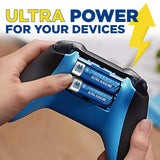 Powermax 60-Count Double AA Batteries, Ultra Long Lasting Alkaline Battery for Home and Office, 10-Year Shelf Life, Reclosable Packaging