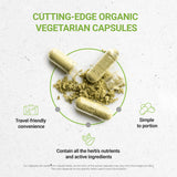 Secrets of the Tribe Thyme 60 Capsules, 800 mg, USDA Organic Thyme (Thymus Vulgaris) Dried Leaf (60 Capsules)