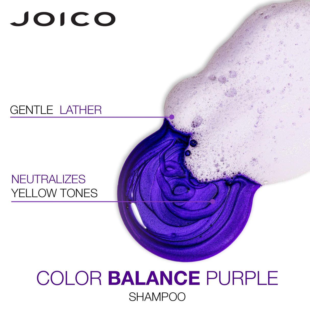 Joico Color Balance Purple Shampoo & Conditioner Set | Eliminate Brassy and Yellow tones | For Cool Blonde or Gray Hair