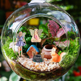 Roowest 19 Pcs Fairy Garden Kit, Miniature Fairy Garden Accessories Outdoor