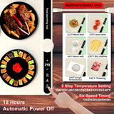Food Warming Mat, Food Warming Mat Electric, 9 Temp Levels, Timer, Waterproof, Heat Insulating, Dishwasher-Safe, for Buffet, Food Warmers for Parties Buffet,Portable Heating Pad
