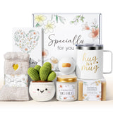 Self Care Get Well Soon Gifts Basket for Women, Birthday Gifts for Women Spa Care Package, Thinking of You Inspirational Sympathy Gift Basket, Unique Christmas Gift for Mom Her Wife Best Friend Sister