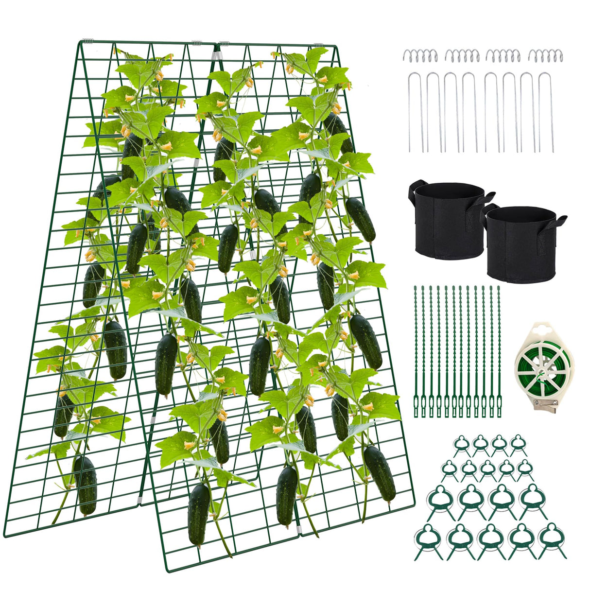 Toriexon Foldable Cucumber Trellis 48" L x 34" W