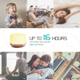 ASAKUKI Smart Wi-Fi Essential Oil Diffuser, App and Voice Control Compatible with Alexa, 500ml Aromatherapy Humidifier for Relaxing Atmosphere in Home Office Bedroom Gold