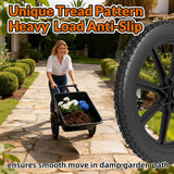 RONPOW 20" Flat Free Wheels Compatible with rubbermaid Wheelbarrows Tires