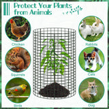 10Packs 24"x12"Plant Protectors from Animals,Plant Cages for Outdoor Plants