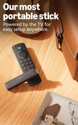 Amazon Fire TV Stick HD (newest model), free & live TV, Alexa Voice Remote, powered by the TV, effortless setup, find shows faster with Alexa+