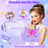 Kids Makeup Kit for Girl - Kids Washable Makeup Girls Toys with Cosmetic Case, Real Girl Makeup Sets for Toddler Kid Children Christmas Birthday Gifts Toys for 3 4 5 6 7 8-12 Year Old Girls