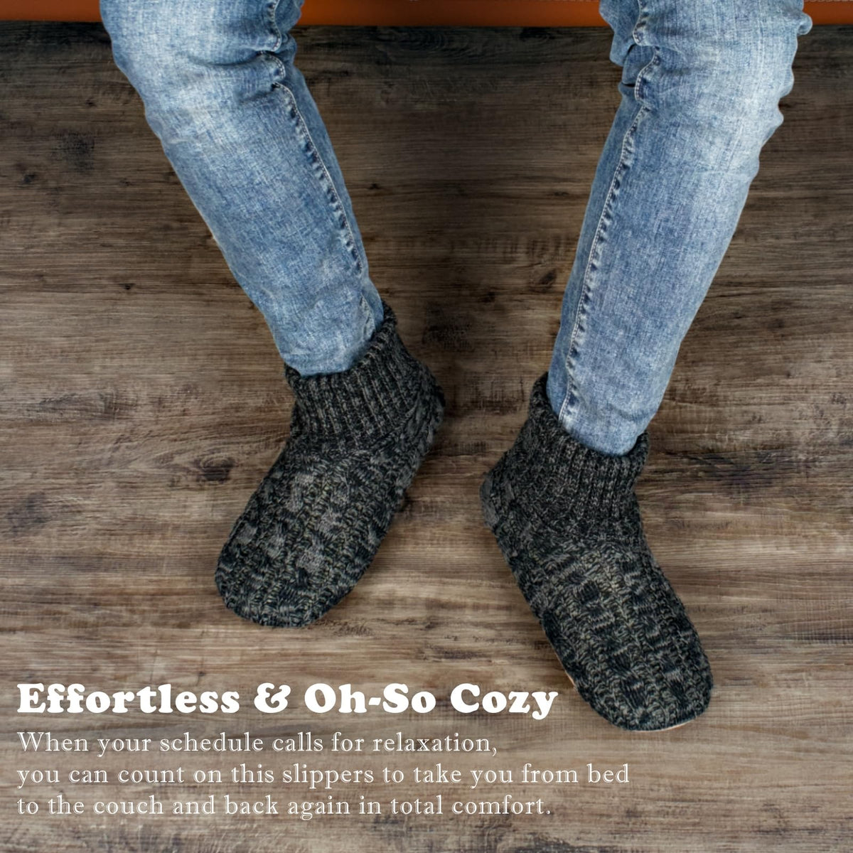 The Metluks Mens Slipper Socks Christmas Stocking Stuffers Cozy Gift 12-13