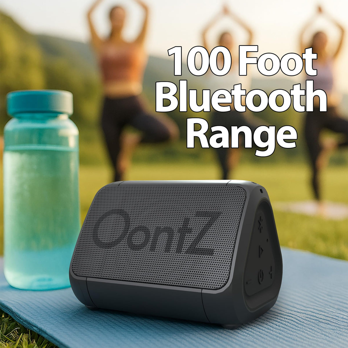 OontZ Angle Solo Compact Bluetooth Speaker, 14-Hour Playtime