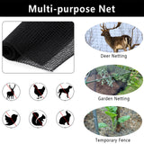 POYEE Deer Fence Netting 5x100ft Plastic Mesh Netting for Garden Protection
