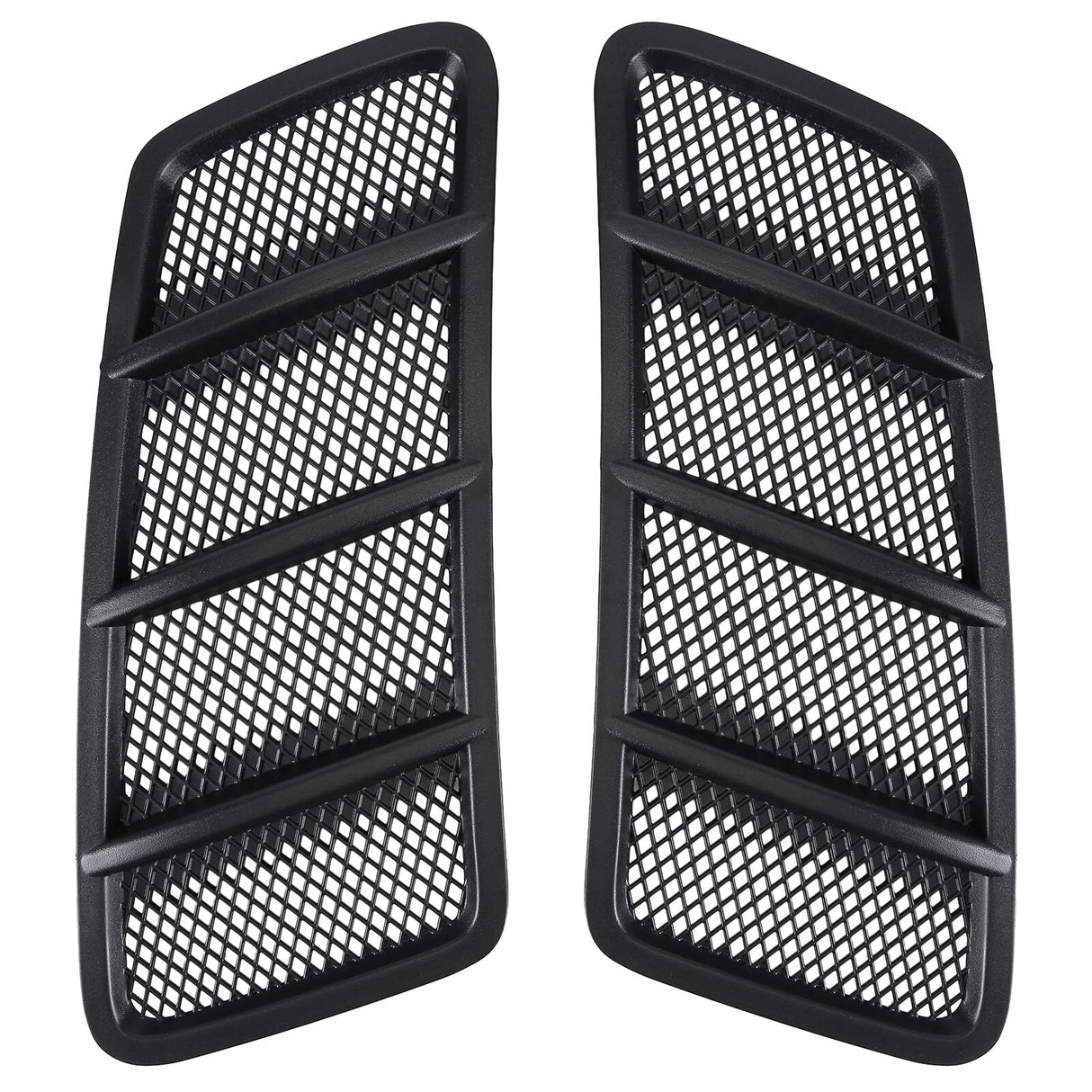 Pair Front Left & Right Hood Vent Air Grille Cover fits for Merce*des Benz W166 GL350 GL450 GL550 GL63 AMG 2013-2016 ML350 ML550 ML63 2012-2015 Hood Air Vent Grille Replaces 1668800105 1668800205
