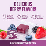 Force Factor Hair Growth Accelerator Soft Chews, Lustriva & Biotin to Promote Thicker, Stronger, Fuller Hair, Hair Growth Vitamins for Women, Clinically Studied + Women's Multivitamin with Iron, 60ct