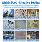 9900 Sealant Waterproof, Silicon Waterproof Sealant, Permanent Solution for Roof & Wall Cracks, Outdoor Water Proof Exterior Sealants Heat Resistant, Tear and Stretch Resistance (Black,1Pc)