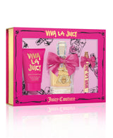 Juicy Couture 3 Piece Fragrance Set Viva La Juicy Eau De Parfum, Women's Perfume Set Includes EDP Spray Perfume, Mini Perfume & Body Lotion - Floral & Sweet Travel Perfume & Travel Body Lotion for Women, 3.4 fl. oz