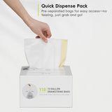 EKO Extra Strong 13 Gallon Large Drawstring Trash Bags, Heavy-Duty Garbage Bags for Kitchen & Household Use (50L), Leak-Resistant, 110 Count, Code F