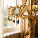 50 Pcs 38mm Multi-Color Crystal Icicle Prisms Chandelier Hanging Lamp Decor