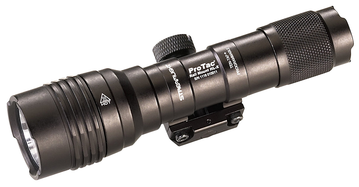 Streamlight 88066 ProTac Rail Mount HL-X 1000-Lumen 50000-Candela Tactical Led Flashlight, Ten-TAP Programmable, Long Gun Light for Picatinny Rails, Clear Retail Packaging, Black