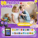 Kids Smart Phone Toys for Girls,Christmas Birthday Gifts for Girls Age 3-10 Kids Cell Phone Toys with 2.8" Touchscreen 20 Learning Games Dual Camera Music Player, 8G SD Card
