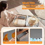 Silicone Warming Mat for Food, Fast Full Surface Heating Electric Warming Tray, 9 Level Temperature Adjustable Warming Kitchen Mat, Roll Up Food Warmer Mat for Countertop, Party, Travel