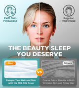 EKIFT Ease Now Cervical Neck Pillow for Pain Relief, Beauty Sleeping Cooling Pillow for Side Back Stomach Sleeper, Odorless Memory Foam Bed Pillows Deep Sleep,Ergonomic Orthopedic Neck Support