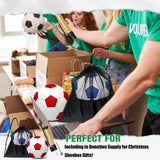 yasuwekik 2 Pack Operation Christmas Deflated Soccer Ball with Pump for Child Size 3,Size 4,Size 5 (Color, Size 4)
