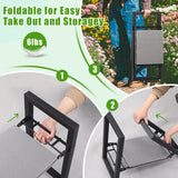 Garden Kneeler and Seat, 12.7" Wide Folding Heavy Duty Gardening Bench with Handles for Kneeling and Seat, Multifunctional Kneeler Stool for Women Seniors,Relieve Knee Back Pain,Gardening Tools Gifts