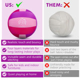 AceVernine Soft Indoor Volleyballs for Practicing Inside House and Yard, Safe and Silent Volleyball for Girls Kids Youth Beginners Training Birthday Christmas Easter Gifts