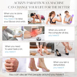 Achzzy Paraffin Wax Machine for Hands and Feet, 4000ml Paraffin Bath, Paraffin Wax Warmer with Refills, Nourishing and Moisturizing, Professional-Grade Spa Treatment for Soft and Smooth Skin