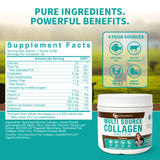 CB Supplements Multi Collagen Protein – Hydrolyzed Collagen for Joint, Skin, Gut, Hair & Nail Health – Chocolate Flavored Powder with Types I, II, III, V & X – Grass-Fed & Clean – 58 Servings