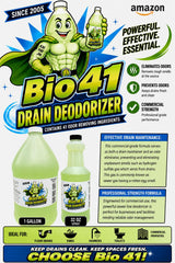Drain Deodorizer- Odor Eliminator - Commercial Drain Deodorizer - Neutralizer Sewer Gas Smell Remover - One Gallon