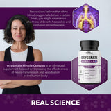 Real Science Oxygenate Miracle – Lung Support Supplement to Help Relieve Wheezing, Shortness of Breath, Rapid Heart Rate & Fatigue – Improves Circulation for Clear Lungs & Breath Support, 60 Caps