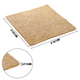 Tosnail 80 Pack 5 x 5 Inches Hemp Grow Mats, Jute Fiber Grow Mats, Sprouting Mat, Hemp Pads for Indoor Microgreens Growing, Wheatgrass Sprouts