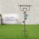 VCUTEKA Gazing Ball Stand, Metal Garden Gazing Globe Stand for 8-10" Balls