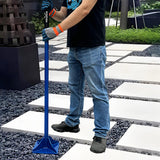 Moosefield Fully Welded Steel Heavy Duty Soil &A sphalt Tamper 8"x8" with 45 inch Handle Garden Landscaping Hand Rammer Compactor for Earth, Gravel and Dirt Pavement Compaction Paver Tool Trash Tamper