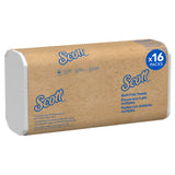 Scott Professional Universal Multifold Paper Towels, Bulk (01840), Absorbency Pockets, White, 9.2'x9.4' Towel, Compressed, Compact (250 Sheets/Pack, 16 Packs/Case, 4,000 Sheet Total)