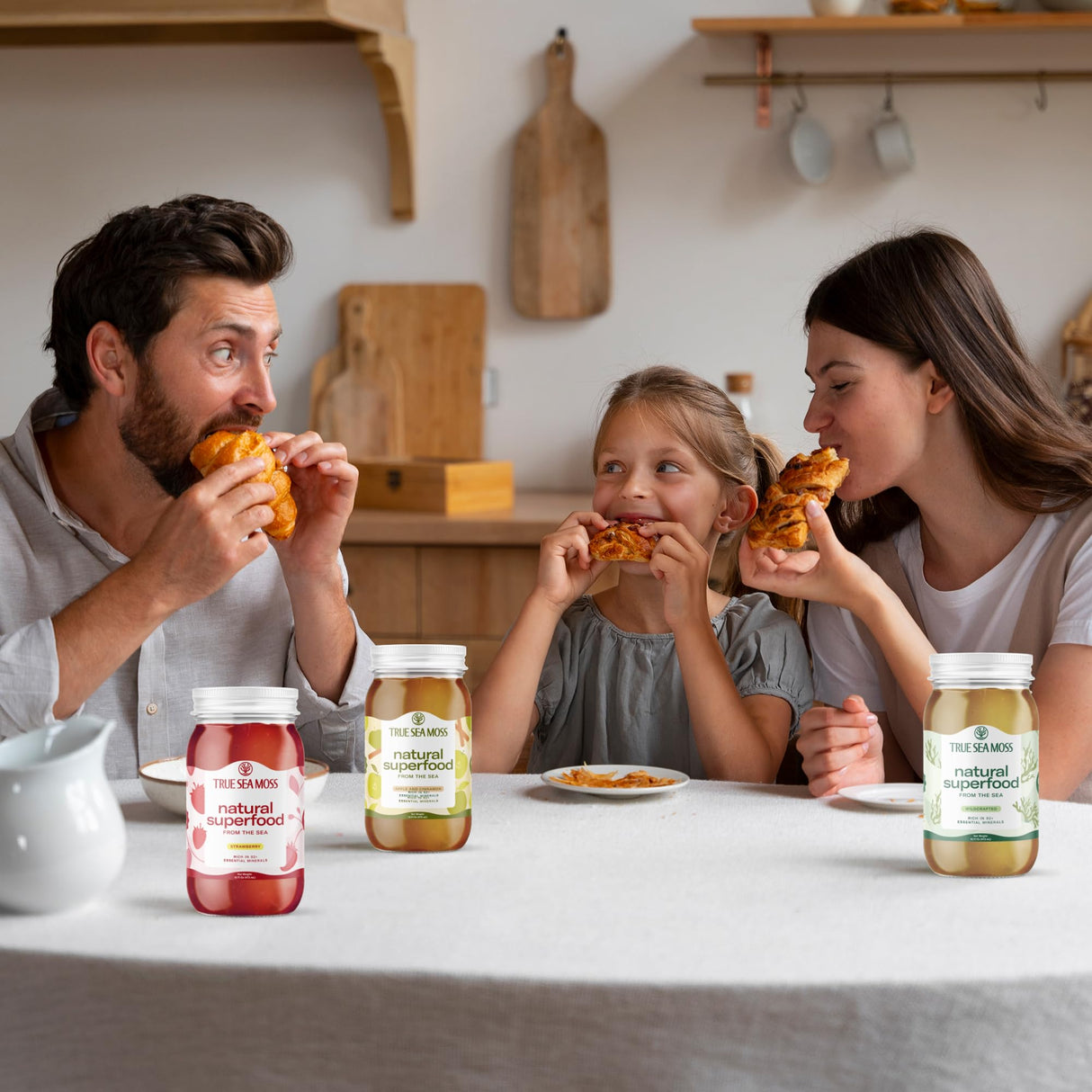 2 Pack TrueSeaMoss Wildcrafted Irish Sea Moss Gel - Made with Dried Seaweed & Fresh Sea Vegetables, Seamoss - Made in USA (Mango/Pineapple)