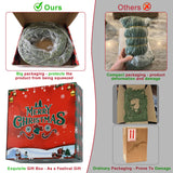 Christmas Cedar Garland for Staircase Real Touch Droopy Bendable Lifelike Faux Xmas Garlands for Decoration Christmas Green Pine Mantle Garland Thanksgiving Table Decorations Outdoor Indoor