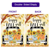 Pating Seasonal Garden Flags Set of 12 Double Sided 12 x 18 Inch, Small Yard Flags for Outside, Christmas Halloween Easter Valentine's Day Outdoor Decor, Holiday Garden Decorations for All Seasons