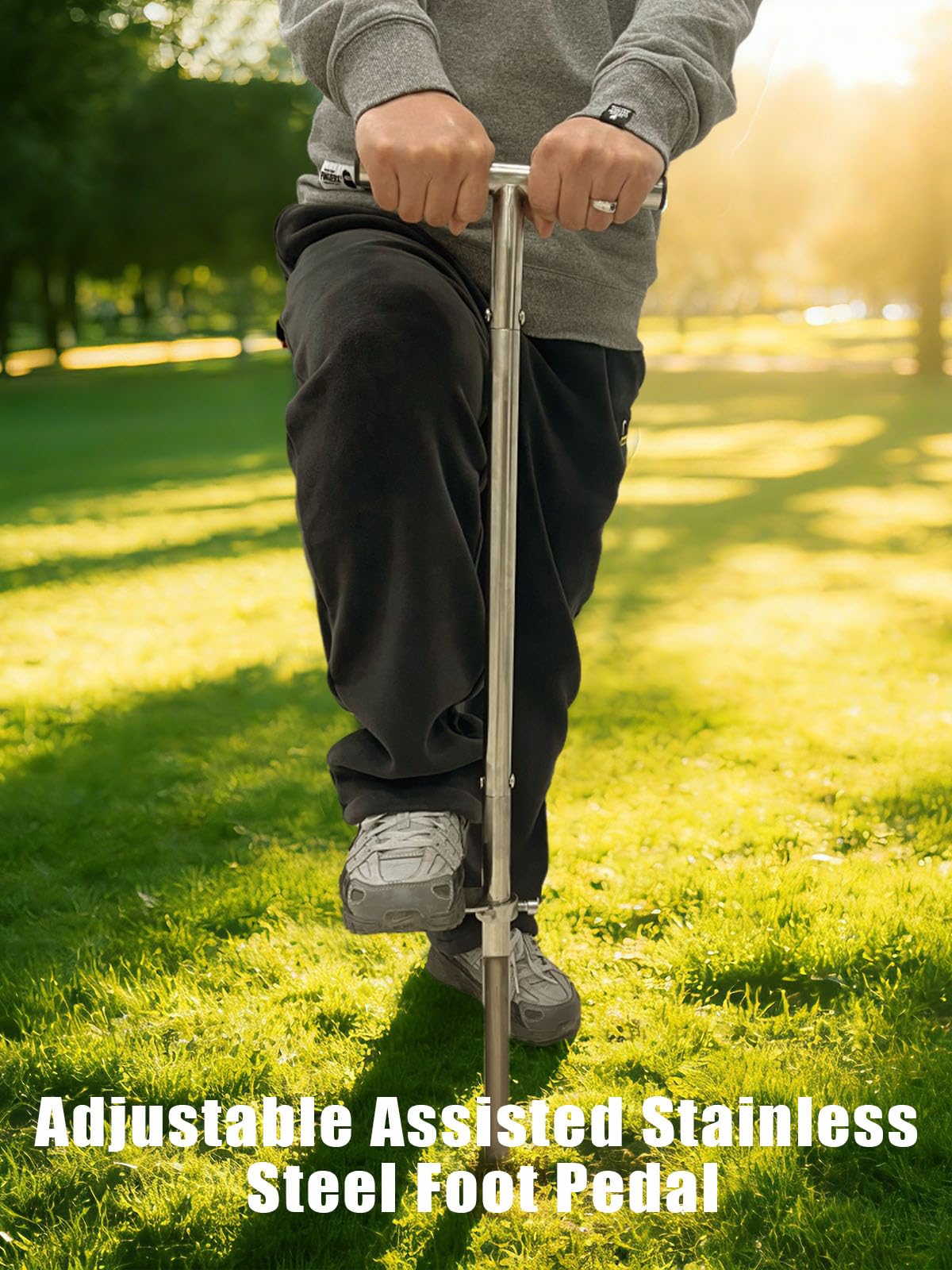 Soil Probe 36 Inches, Soil Sample Probe Stainless Steel, Soil Sampler Probes Rod for Soil Sampling, Soil Test Kit for Gardening