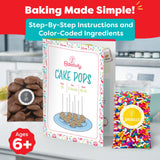 Baketivity DIY Cake Pop Kids Baking Kit with Pre-Measured Ingredients