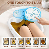Idudbid Ionic Foot Bath Detox Machine - Suitable for Home Use, Home Salon-Level Spa Detox Machine, Healthy Detoxification, with Foot Bath, Array * 2, Liner