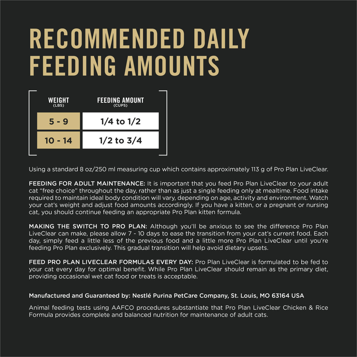 Purina Pro Plan LiveClear Allergen Reducing Dry Cat Food, Chicken, 7 lb