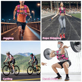 FUFF Weighted Vest 15lbWeights with Reflective Stripe, Weighted Vest for Men Women Strength Training Running Walking Jogging