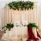 Purdge Over the Table Rod Stand with Clamps, Adjustable Gold Table Arch