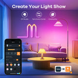 OREiN Matter Smart Light Bulb, Smart Light Bulbs Work with Apple Home, Alexa, Google Home, SmartThings, A19 Color Changing Light Bulbs 2.4Ghz WiFi, 800 Lumens Equivalent 60W 4Pack