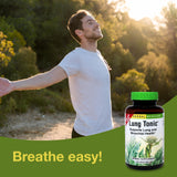 Herbs Etc. Lung Tonic - Lung Supplement for Bronchial Support - Healthy Breathing Support with Mullein, Horehound & Grindelia - 120 Softgels